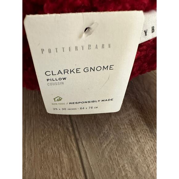 Pottery Barn Clarke Gnome Shaped Pillow NWT - Picture 10 of 11